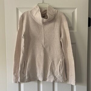 J. Crew Factory Cream Cowl Neck Sweater